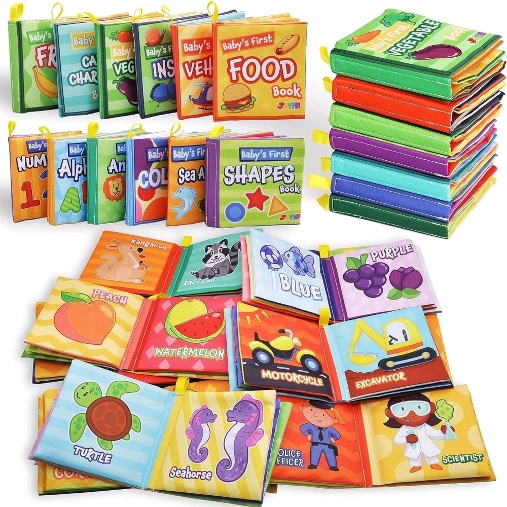 Baby's First Soft Cloth Books Set - Multicolor - Picture 2 of 16